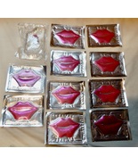 Langmanni Clear Lip Gloss Base &amp; 10ea Crystal Collagen Lip Mask Patches ... - £15.00 GBP