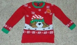 Womens Sweater Ugly Christmas Light Up Red Puppy Dog Long Sleeve Holiday... - £22.08 GBP