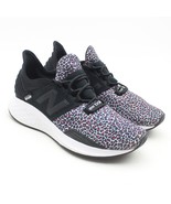 NEW BALANCE Fresh Foam Roav Womens Sz 7.5 Leopard Print Black Running Shoes - £27.60 GBP