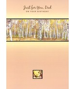 Just For You Dad On Your Birthday - Birthday Greeting Card - 01019 - $2.79