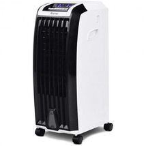Portable Evaporative Air Cooler with 3 Wind Modes and Timer for Home Office - $129.65