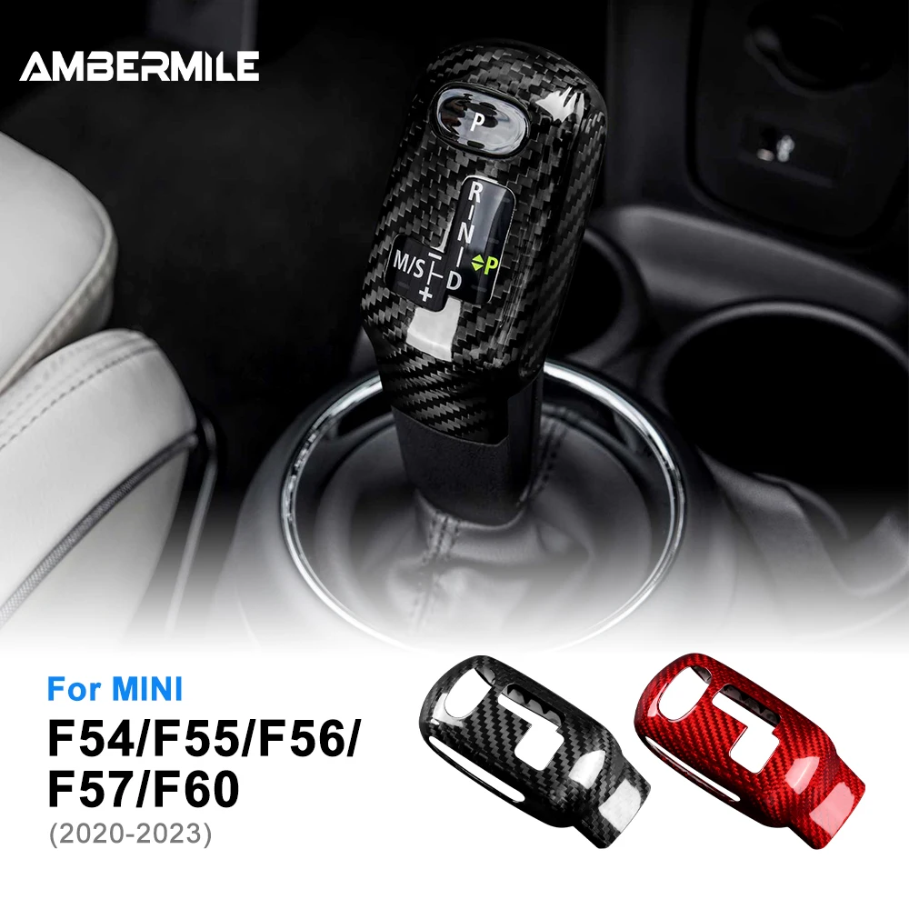 Car Gear Shift Knob Cover for Mini Cooper F54 F55 F56 F57 F60 2020-2023 - £41.42 GBP