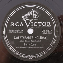 Perry Como  - Sweethearts Holiday / My Love And Devotion 1952 10&quot; 78 rpm 20-4877 - £13.50 GBP