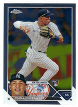 2023 Topps Chrome #132 Oswald Peraza New York Yankees Rookie Card - £0.97 GBP