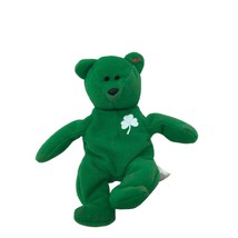 TY Teenie Beanie Baby Erin the Bear McDonalds Plush Green Irish St Patricks - $14.84