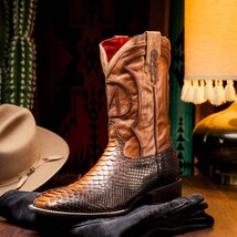 Marco Di Milano Genuine Snake Skin Cowboy Boot Missouri Lisboa image 3