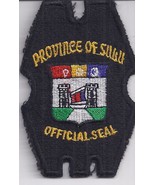 PHILIPPINE PATCH: The Province of SULU Official Seal - $569.25 MXN