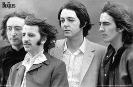 The Beatles Poster 34x22 inches 1968 The White Album JOHN PAUL GEORGE RI... - £15.68 GBP