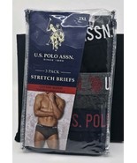 US Polo Assn 3 Pack Stretch Briefs Mens Cotton Underwear 2XL 44-46 - €20,33 EUR