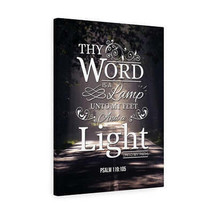  Psalm 119:105 Thy Word is a Lamp Unto my Feet Bible Verse Wall  - £64.24 GBP+