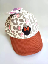 DISNEY MINNIE MOUSE JUNIOR GIRL&#39;S TODDLER BALL CAP (LEOPARD/PINK) NEW SE... - $143.34 MXN
