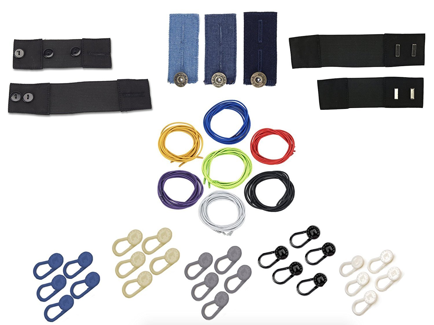 Comfort & Convenience Kit - 32 x Stretch Waist Extenders in Wide Range of Colors
