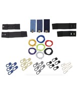 Comfort &amp; Convenience Kit - 32 x Stretch Waist Extenders in Wide Range o... - £26.54 GBP