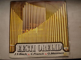 Vintage Estonian Organs Rolf Uusvali Bach Franck Messiaen Melodiya VG+ 1974 - £9.93 GBP