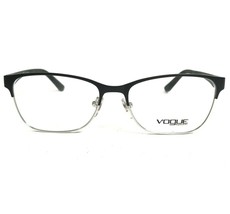 Vogue Eyeglasses Frames VO3940 352-S Black Silver Cat Eye Full Rim 52-16-140 - $46.07