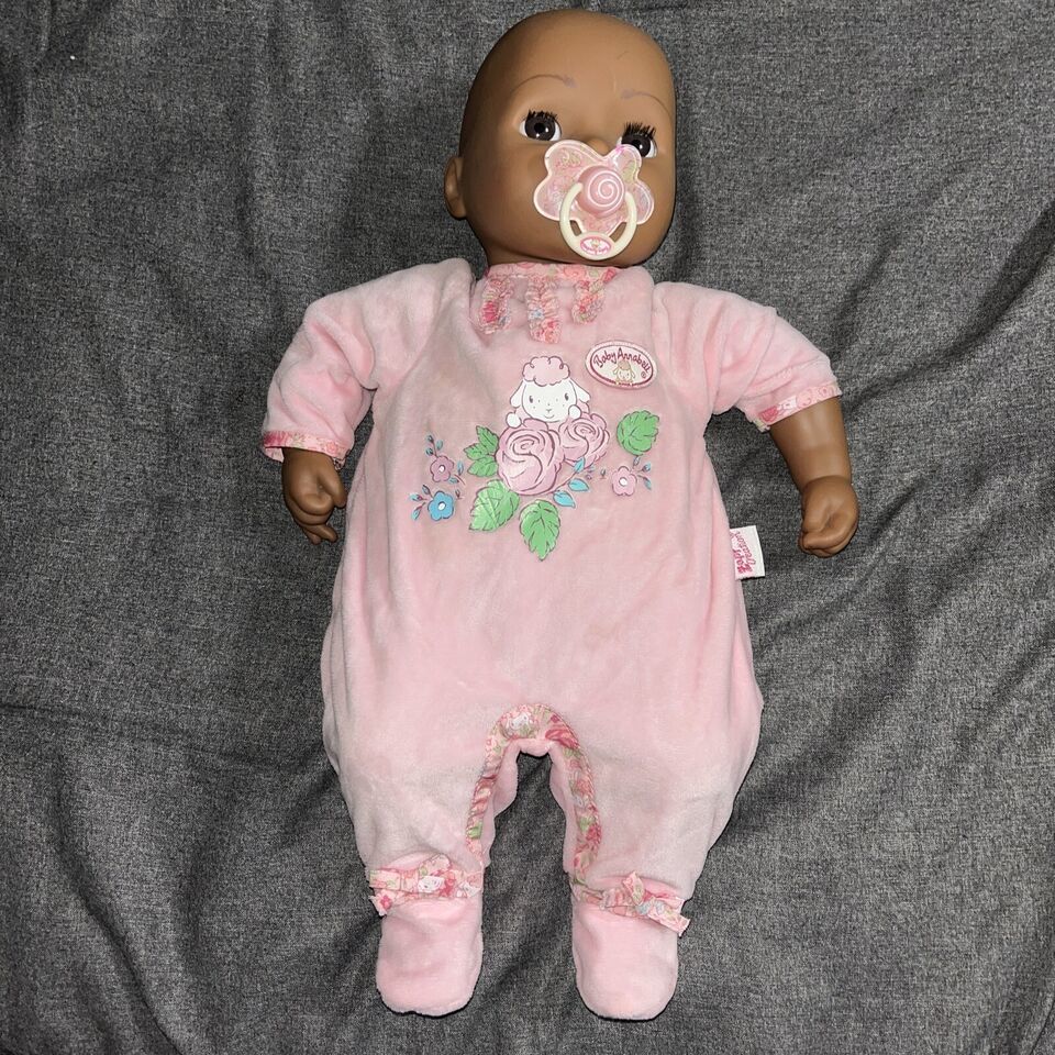 Primary image for Zapf Creation Baby Annabell African American AA Interactive Doll  2016  WORKS