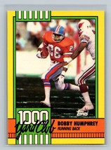 Bobby Humphrey #17a 1990 Topps Denver Broncos 1000 Yard Club - £1.59 GBP