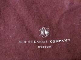 R H Stearns Azienda Co Boston Ma Cordino Rosso Anti- Ossidato Argento Pa... - $475.91 MXN