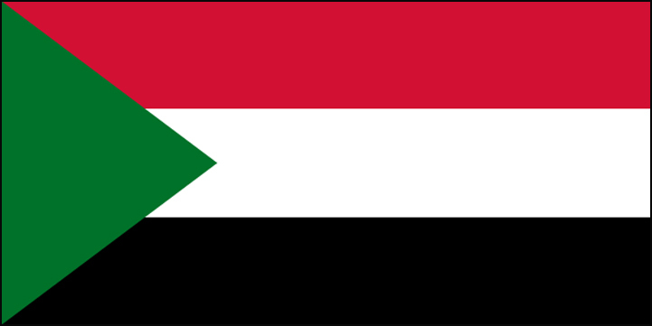 Sudan Flag - 4x6 Inch - $3.99
