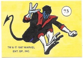 Marvel Universe Series II X-Men Sticker #73 Nightcrawler 1987 Comic Imag... - £11.58 GBP