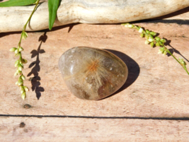 Lodolite Scenic World Quartz Crystal with Gold Rutile Star Shamanic Drea... - $20.00