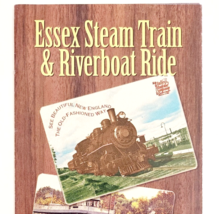 1997 Essex Steam Train &amp; Riverboat CT Brochure Schedule Vintage Pamphlet... - $365.11 MXN