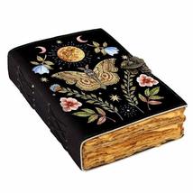 Vintage Leather Butterfly Theme Art Printed Journal Diary with Buckle Lo... - £39.96 GBP