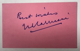 Eva Le Gallienne (d. 1991) Signed Autographed Vintage 3x5 Index Card - $19.99