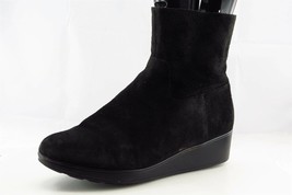 Cole Haan Boot Sz 9.5 M Short Boots Almond Toe Black Leather Women - £19.83 GBP