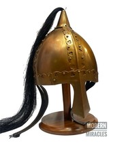 Elmo vichingo medievale, armatura, cavaliere romano, casco LARP SCA,... - £108.69 GBP