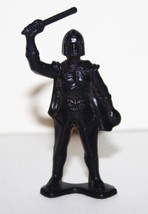 Galaxy Laser Team 2.5&quot; Black Space Warrior PVC Figure 1978 Tim Mee Toys ... - £2.36 GBP