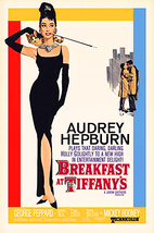 Breakfast At Tiffany's Movie Poster 24x36 inches Holly Golightly Audrey Hepburn - $16.99