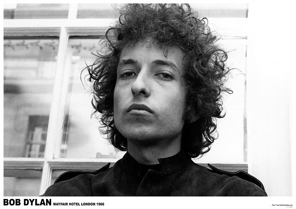 Bob Dylan Poster 33 X 23 1/2 inches 1966 Tour RARE OOP London          - $16.99
