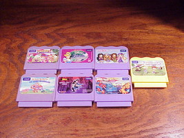 Lot of 7 V.Smile Educational Game Cartridges, Batman, Cinderella, Zayzoo - $9.95