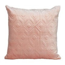 Tufted Diamonds Rose Gold Velvet Accent Pillow - £44.90 GBP