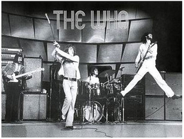 The Who Poster 33 1/2 X 23 1/2 inches Live Import RARE UK Townsend Daltry Moon - £13.62 GBP