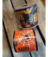 2 pack assorted Halloween wired ribbon - $377.39 MXN