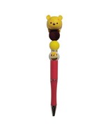 Winnie The Pooh Custom Beaded Ballpoint Twist Pen Topper Yellow - $11.87