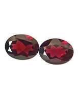 100% Natural 19.01 CTW Rhodolite Oval Faceted 2 pcs. Best Quality Africa... - £461.31 GBP