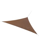 Shade Sail Canopy Coolaroo Ready-to-Hang Triangle Mocha 13 Feet - $27.42 CAD