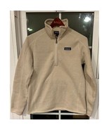 PATAGONIA BETTER SWEATER 1/4-ZIP FLEECE WOMEN&#39;S Sz small oyster white ja... - $869.61 MXN