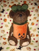 Boyds Bears Punkie Boobear Halloween Pumpkin Bear - £13.94 GBP