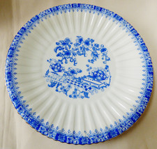 Bavaria Porcelain China Blau Schumann Arzberg Blue On White 10.75&quot; Plate - £58.40 GBP