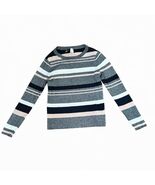 H&amp;M Divided Stripes Long Sleeve Top Sz L - $357.87 MXN