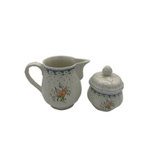 Villeroy and Boch Romantica Creamer Pitcher and Sugar Bowl 4.75 inch - $36.62