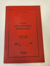 1954 Iowa Educational Directory Linn County Heritage Society - $5.70
