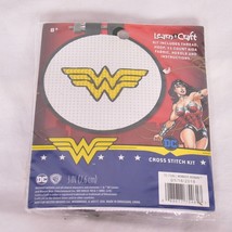 Dimensions Arts and Crafts Wonder Woman Counted Cross Stitch Kit Beginners DC - £8.16 GBP