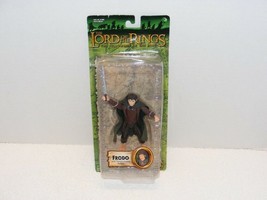 NIP 2003 TOY BIZ THE LORD OF THE RINGS FRODO WITH SWORD ATTACK ACTION FI... - £20.78 GBP