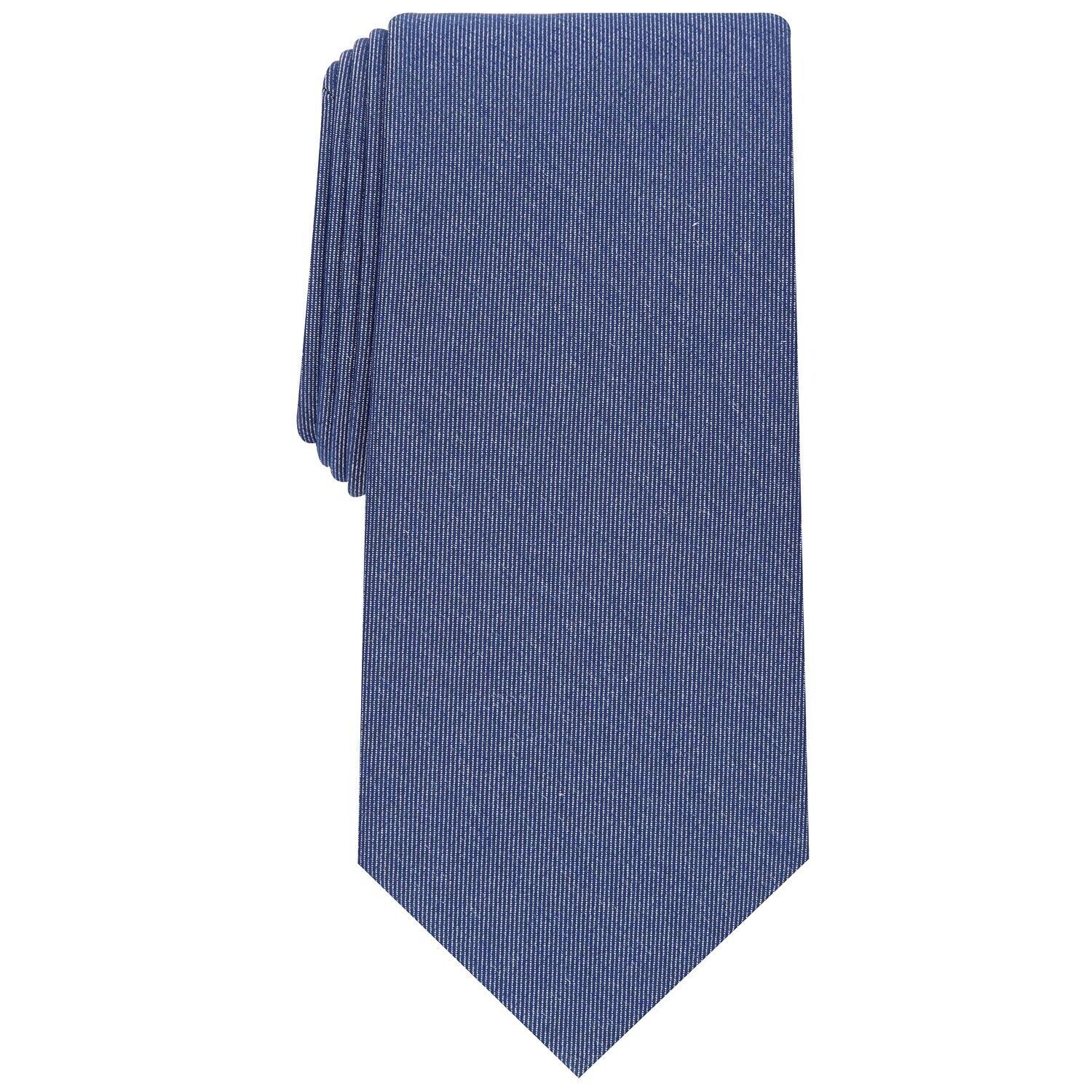 Club Room Men&#39;s Classic Solid Tie Navy OS B4HP - $7.95