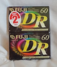 Fuji Cassette Tapes 60 Minutes 2 Pack Brand New In Package  - £1.55 GBP